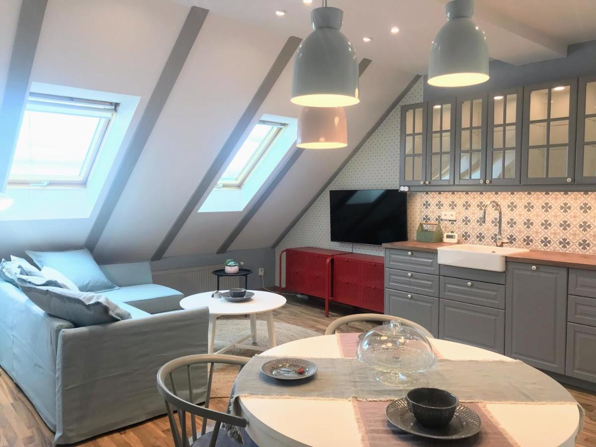 Attic Apartment On Waterfront / View / Netflix Praga Exterior foto